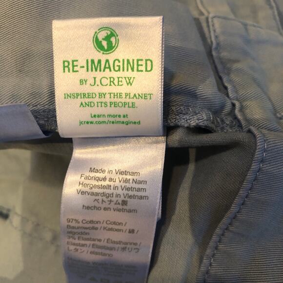 J.Crew slate blue chino shorts - size 14 - NWT - Picture 5 of 7